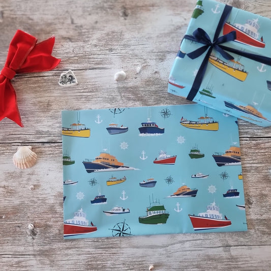 Tripper Boats Gift Wrap