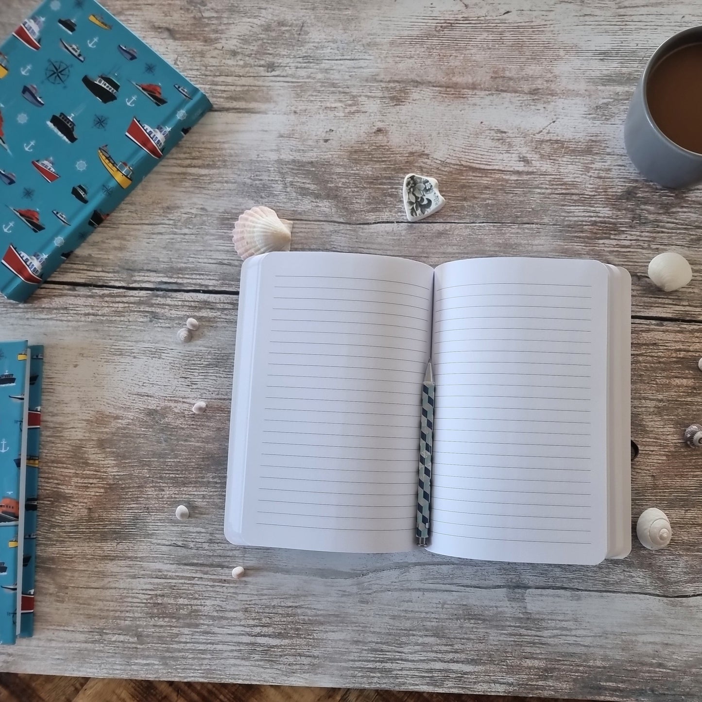 Tripper boat notebooks